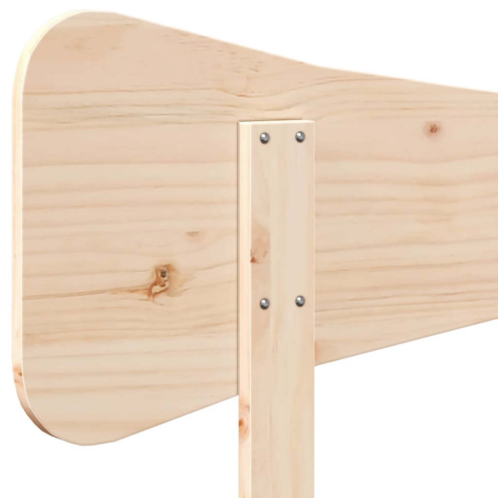 Hoofdbord 120 cm massief grenenhout is nu te koop bij PeponiXL, paradijselijk wonen!
