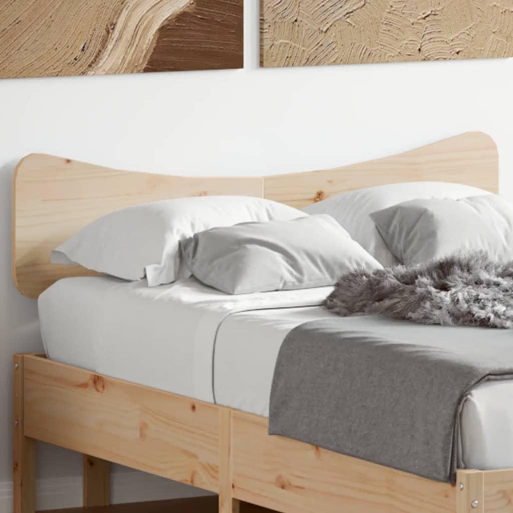 Hoofdbord 120 cm massief grenenhout is nu te koop bij PeponiXL, paradijselijk wonen!