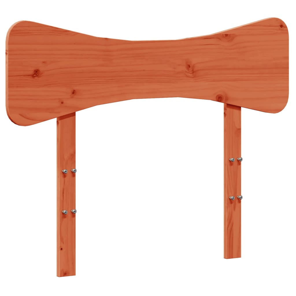 Hoofdbord 100 cm massief grenenhout wasbruin is nu te koop bij PeponiXL, paradijselijk wonen!