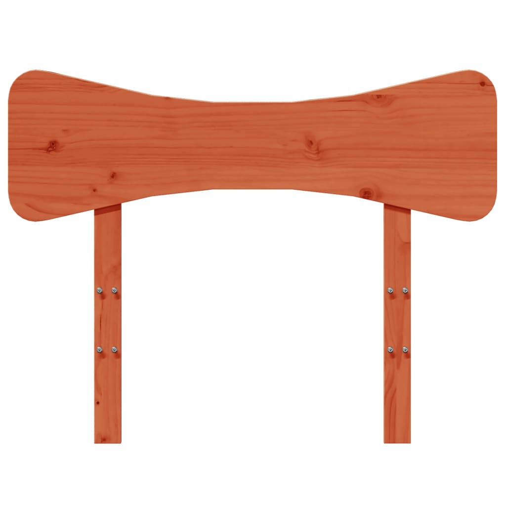 Hoofdbord 100 cm massief grenenhout wasbruin is nu te koop bij PeponiXL, paradijselijk wonen!
