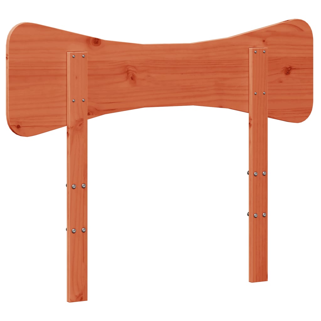 Hoofdbord 100 cm massief grenenhout wasbruin is nu te koop bij PeponiXL, paradijselijk wonen!