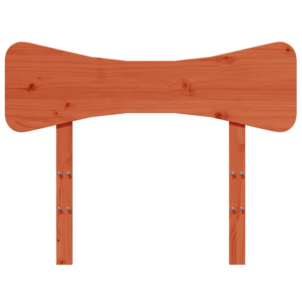 Hoofdbord 90 cm massief grenenhout wasbruin is nu te koop bij PeponiXL, paradijselijk wonen!