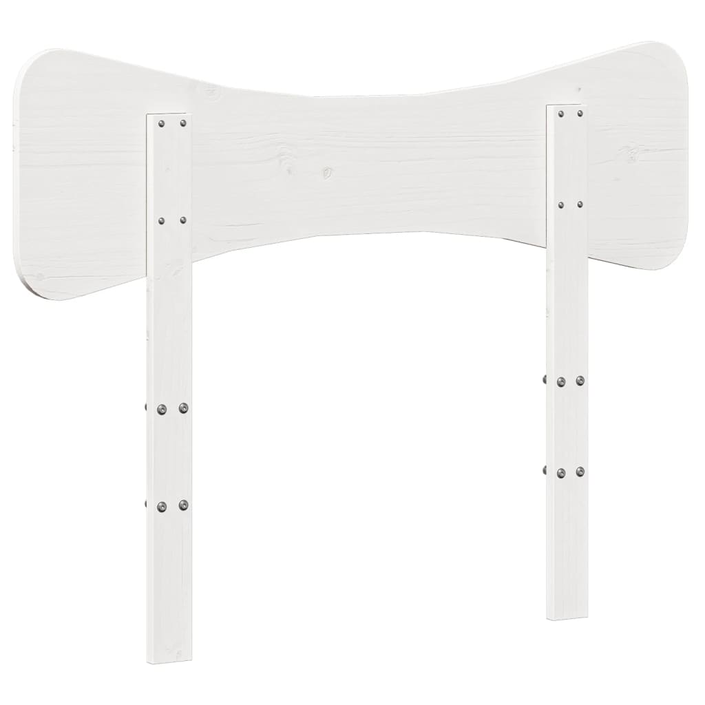 Hoofdbord 75 cm massief grenenhout wit is nu te koop bij PeponiXL, paradijselijk wonen!