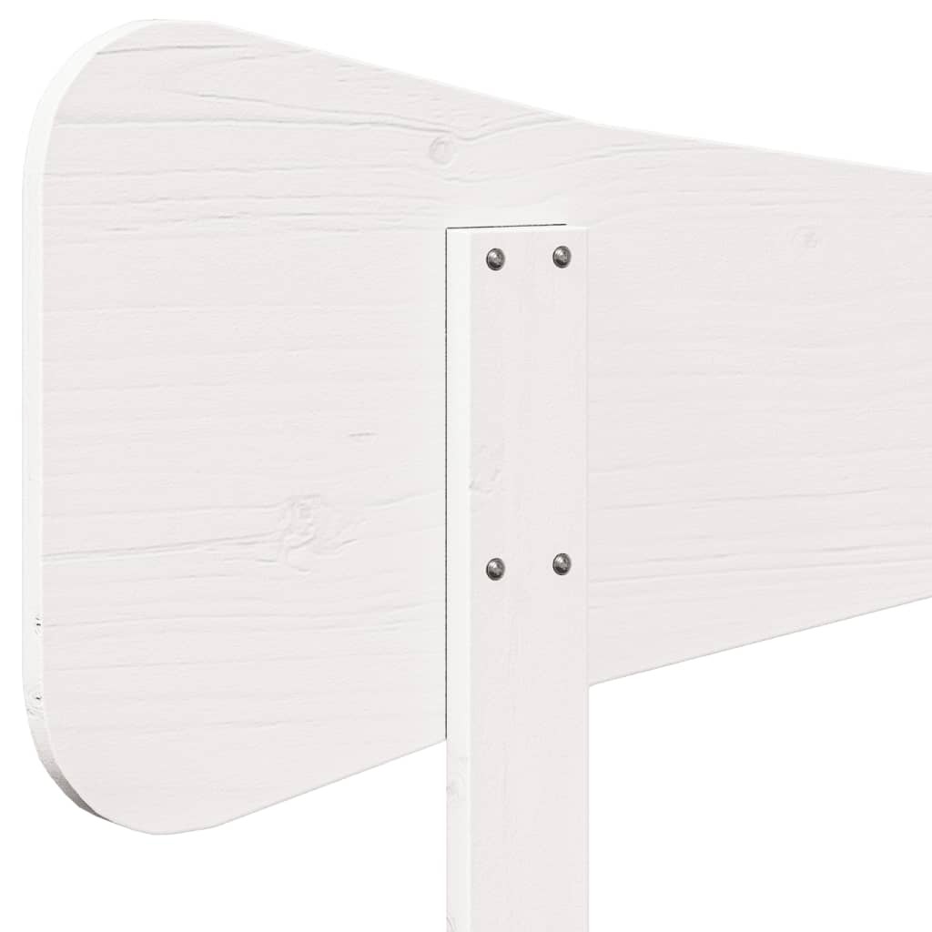 Hoofdbord 75 cm massief grenenhout wit is nu te koop bij PeponiXL, paradijselijk wonen!