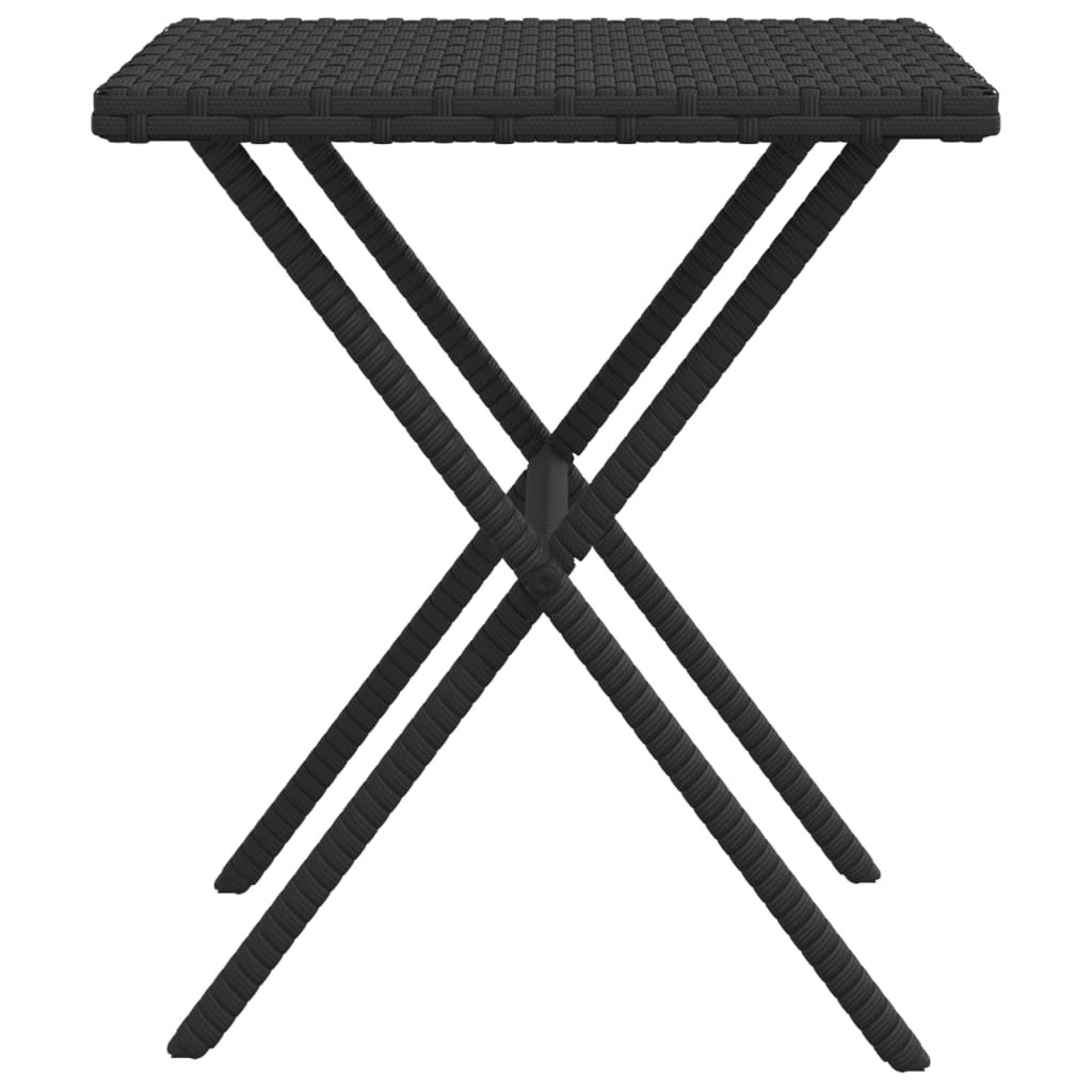 Ligbedden 2 st met tafel poly rattan zwart is nu te koop bij PeponiXL, paradijselijk wonen!