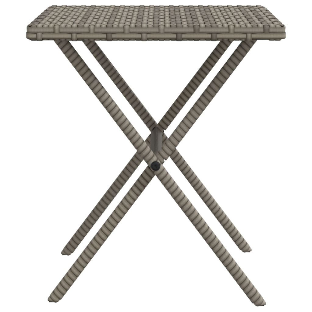 Ligbedden 2 st met tafel poly rattan grijs is nu te koop bij PeponiXL, paradijselijk wonen!