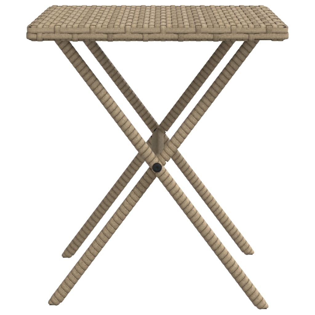 Ligstoelen 2 st met tafel poly rattan beige is nu te koop bij PeponiXL, paradijselijk wonen!