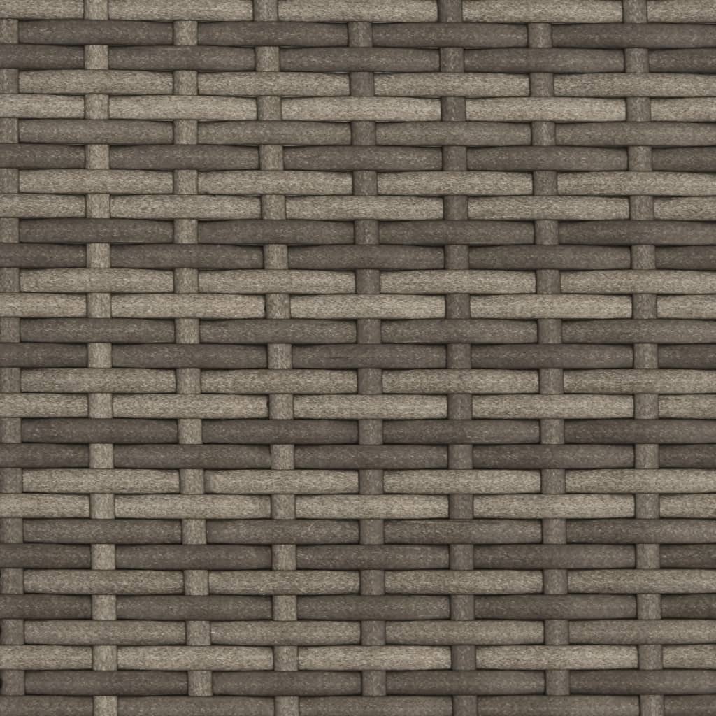 Ligbed met kussen poly rattan grijs is nu te koop bij PeponiXL, paradijselijk wonen!