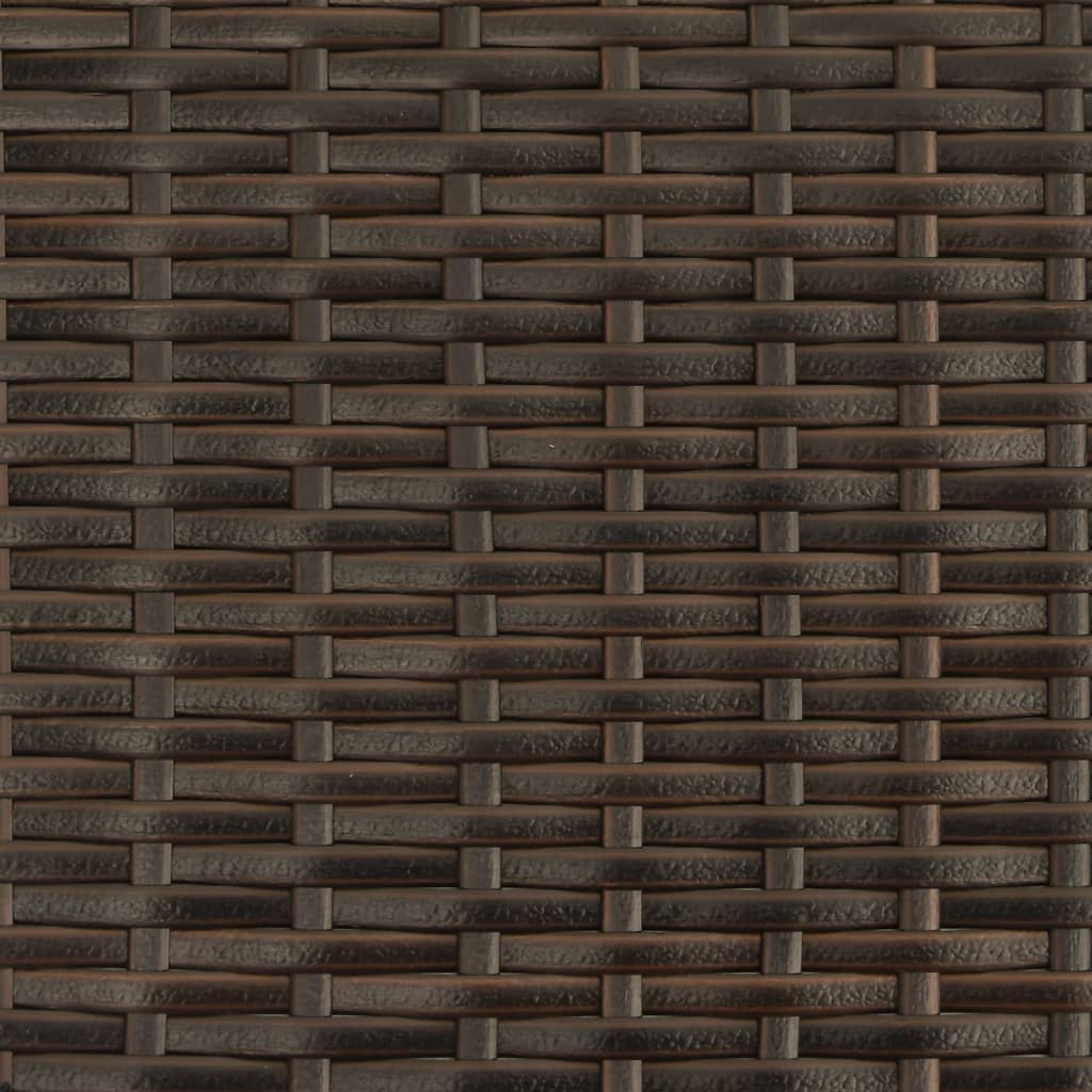 Ligbed met luifel en kussens poly rattan bruin is nu te koop bij PeponiXL, paradijselijk wonen!