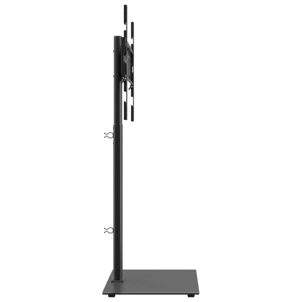 Tv-standaard hoekmodel 1-laags voor 32-65 inch zwart is nu te koop bij PeponiXL, paradijselijk wonen!