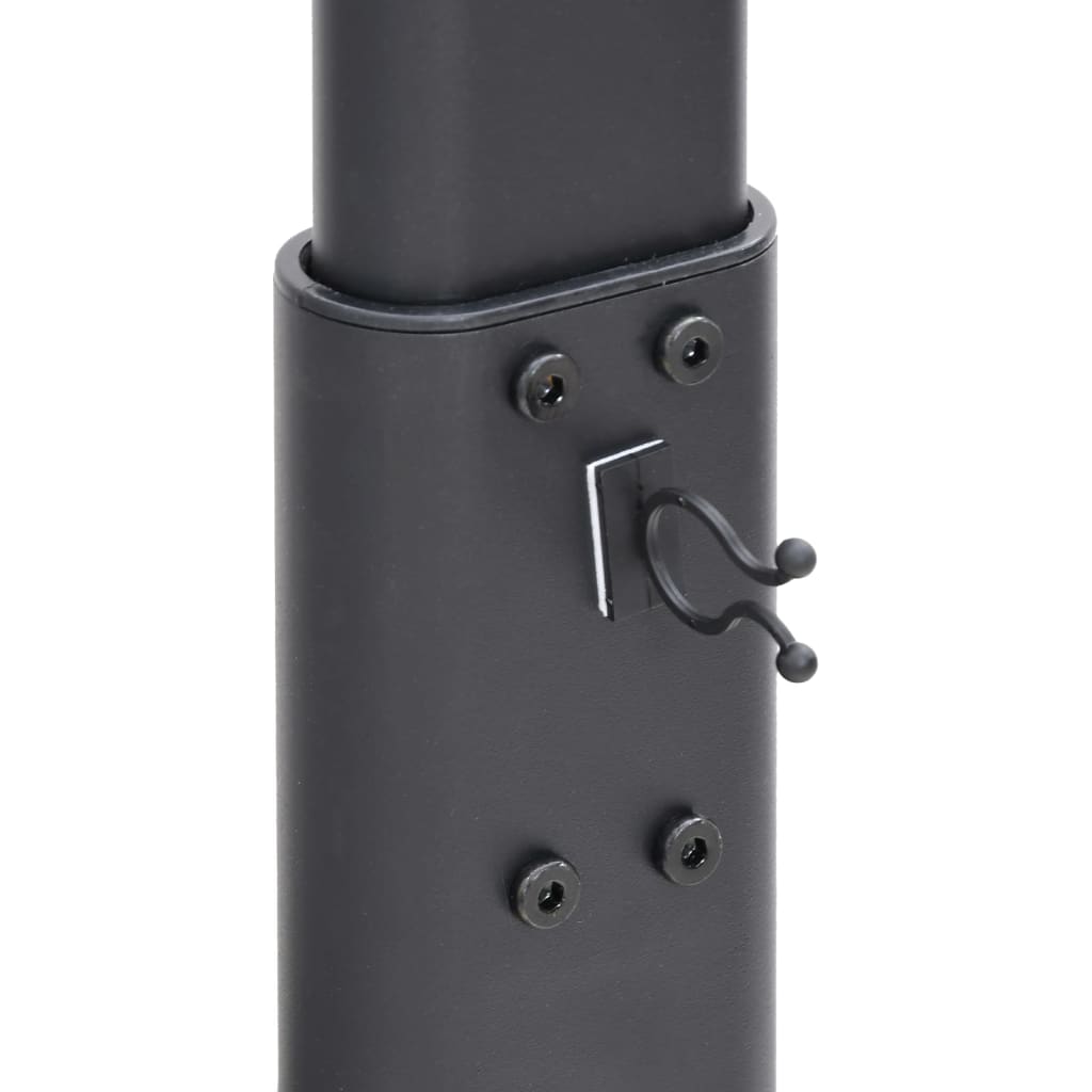 Tv-standaard hoekmodel 1-laags voor 32-65 inch zwart is nu te koop bij PeponiXL, paradijselijk wonen!