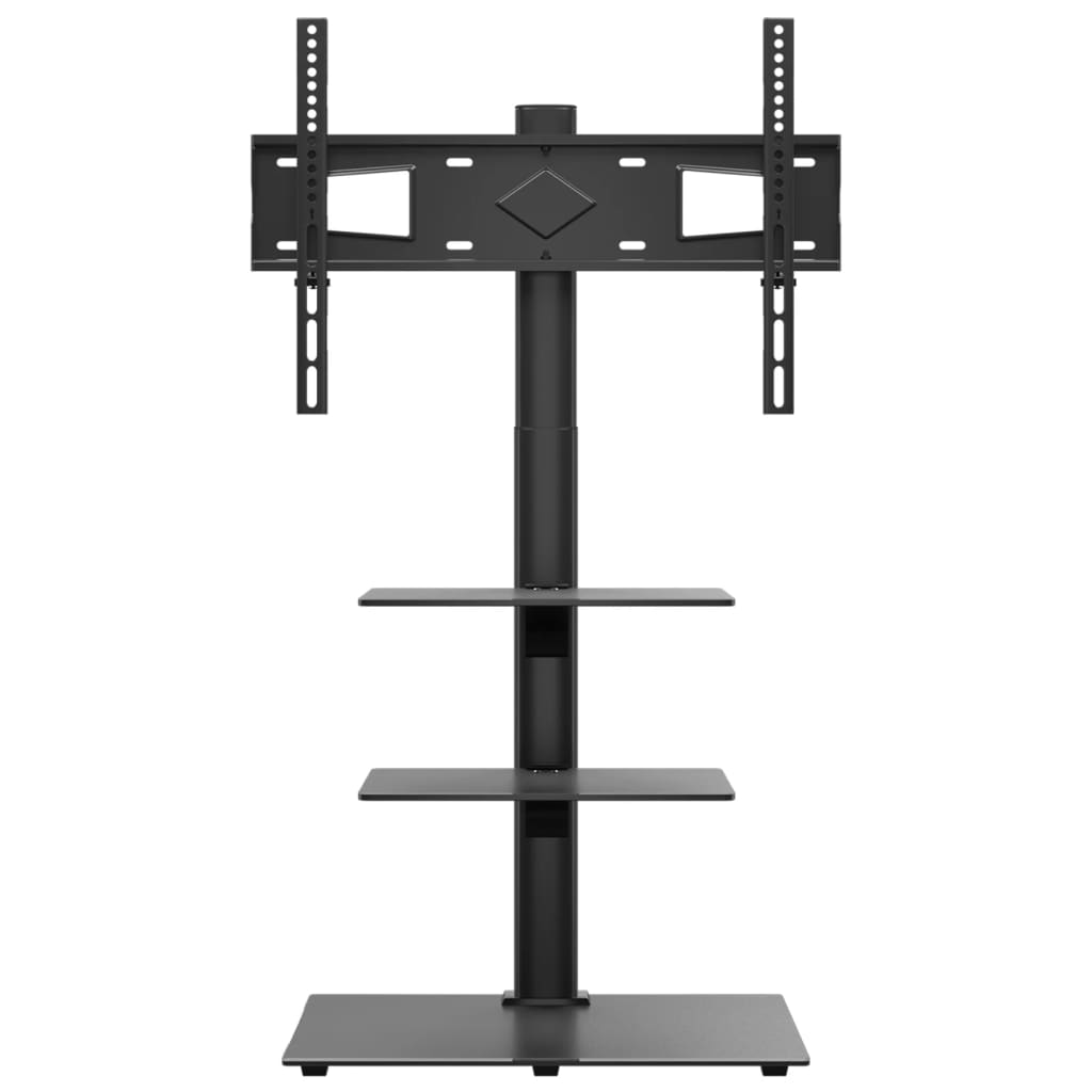 Tv-standaard hoekmodel 3-laags voor 32-65 inch zwart is nu te koop bij PeponiXL, paradijselijk wonen!