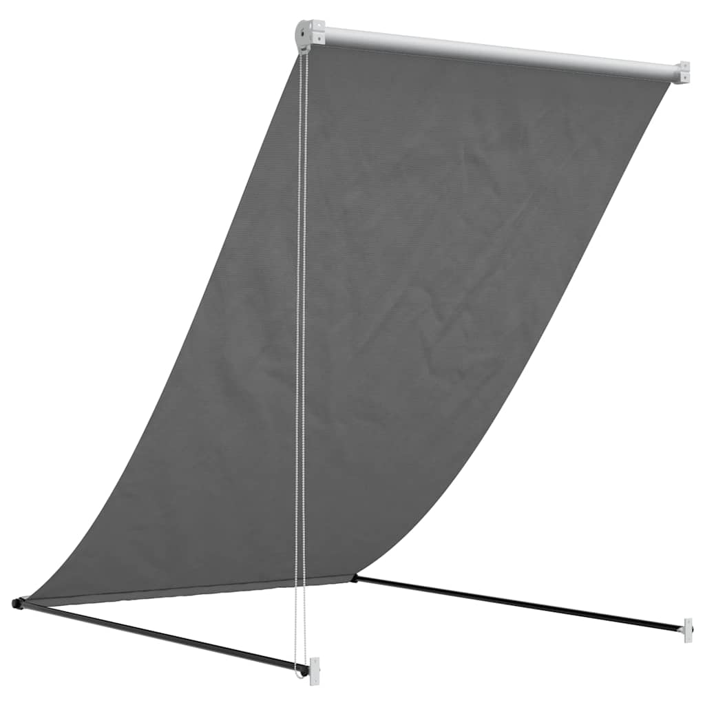 Luifel uittrekbaar 100x150 cm stof en staal antracietkleurig is nu te koop bij PeponiXL, paradijselijk wonen!
