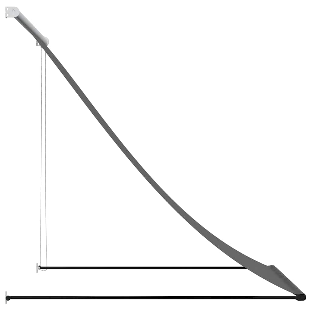 Luifel uittrekbaar 150x150 cm stof en staal antracietkleurig is nu te koop bij PeponiXL, paradijselijk wonen!