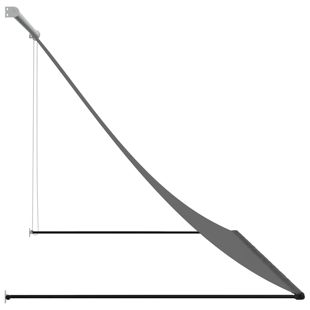 Luifel uittrekbaar 250x150 cm stof en staal antracietkleurig is nu te koop bij PeponiXL, paradijselijk wonen!