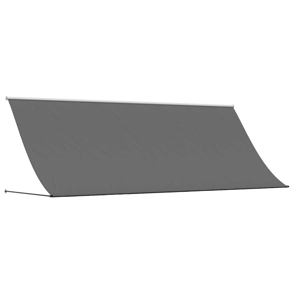 Luifel uittrekbaar 400x150 cm stof en staal antracietkleurig is nu te koop bij PeponiXL, paradijselijk wonen!