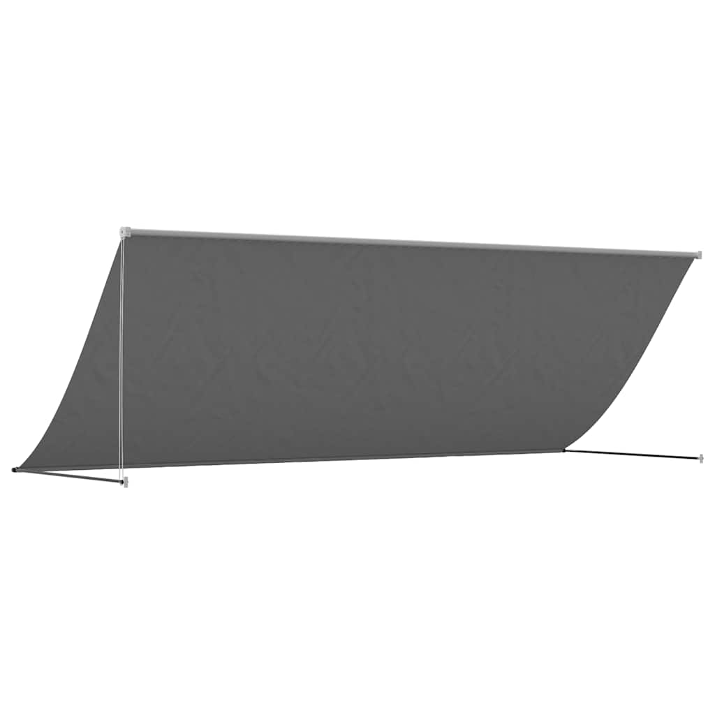 Luifel uittrekbaar 400x150 cm stof en staal antracietkleurig is nu te koop bij PeponiXL, paradijselijk wonen!
