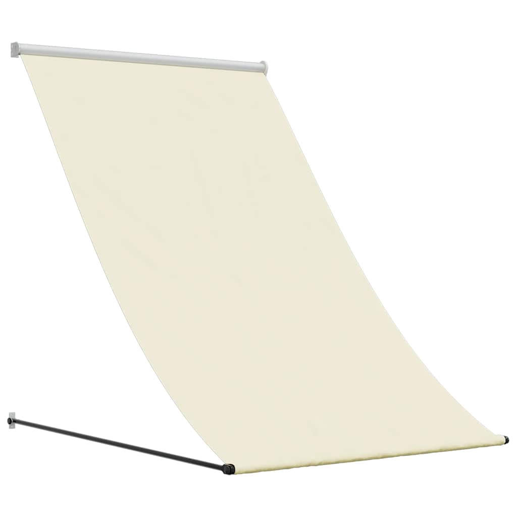 Luifel uittrekbaar 150x150 cm stof en staal crèmekleurig is nu te koop bij PeponiXL, paradijselijk wonen!