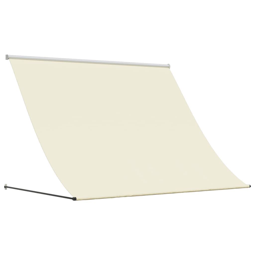 Luifel uittrekbaar 200x150 cm stof en staal crèmekleurig is nu te koop bij PeponiXL, paradijselijk wonen!