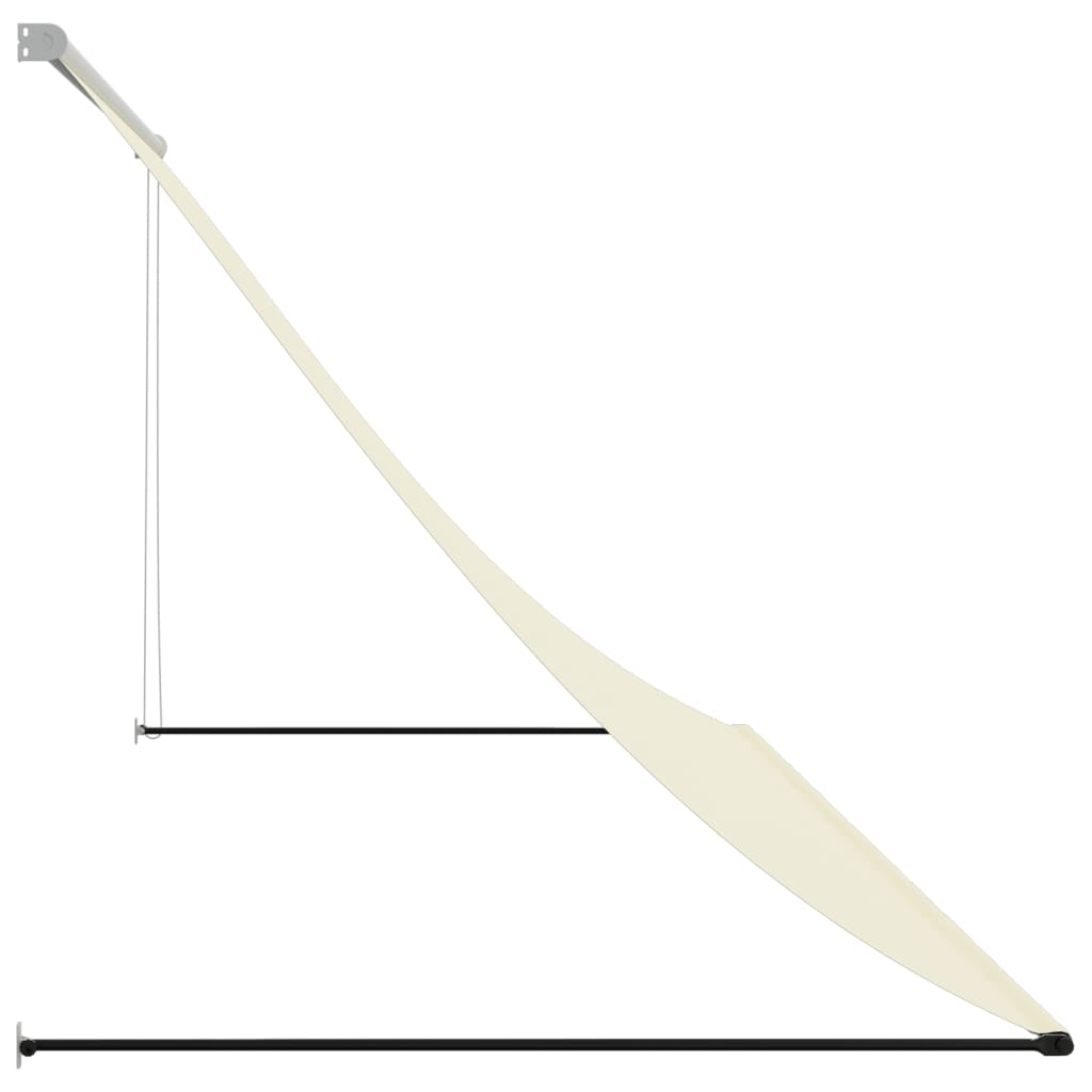 Luifel uittrekbaar 300x150 cm stof en staal crèmekleurig is nu te koop bij PeponiXL, paradijselijk wonen!