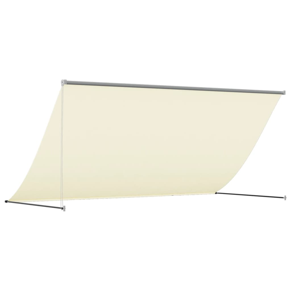 Luifel uittrekbaar 300x150 cm stof en staal crèmekleurig is nu te koop bij PeponiXL, paradijselijk wonen!