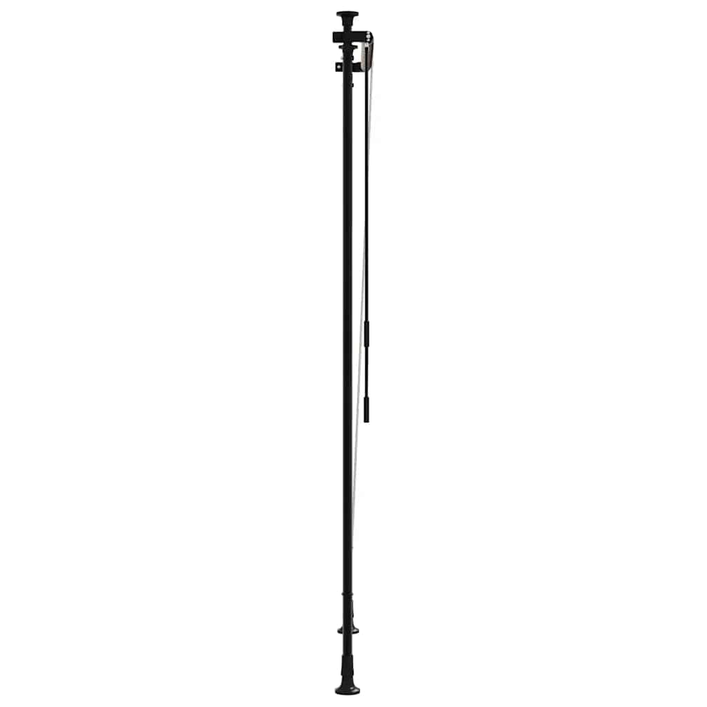 Rolgordijn voor buiten 100x270 cm stof en staal geel en wit is nu te koop bij PeponiXL, paradijselijk wonen!