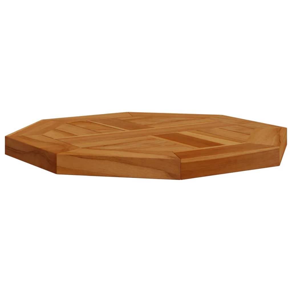 Tafelblad achthoekig 40x40x2,5 cm massief teakhout is nu te koop bij PeponiXL, paradijselijk wonen!