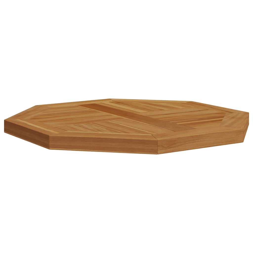 Tafelblad achthoekig 50x50x2,5 cm massief teakhout is nu te koop bij PeponiXL, paradijselijk wonen!