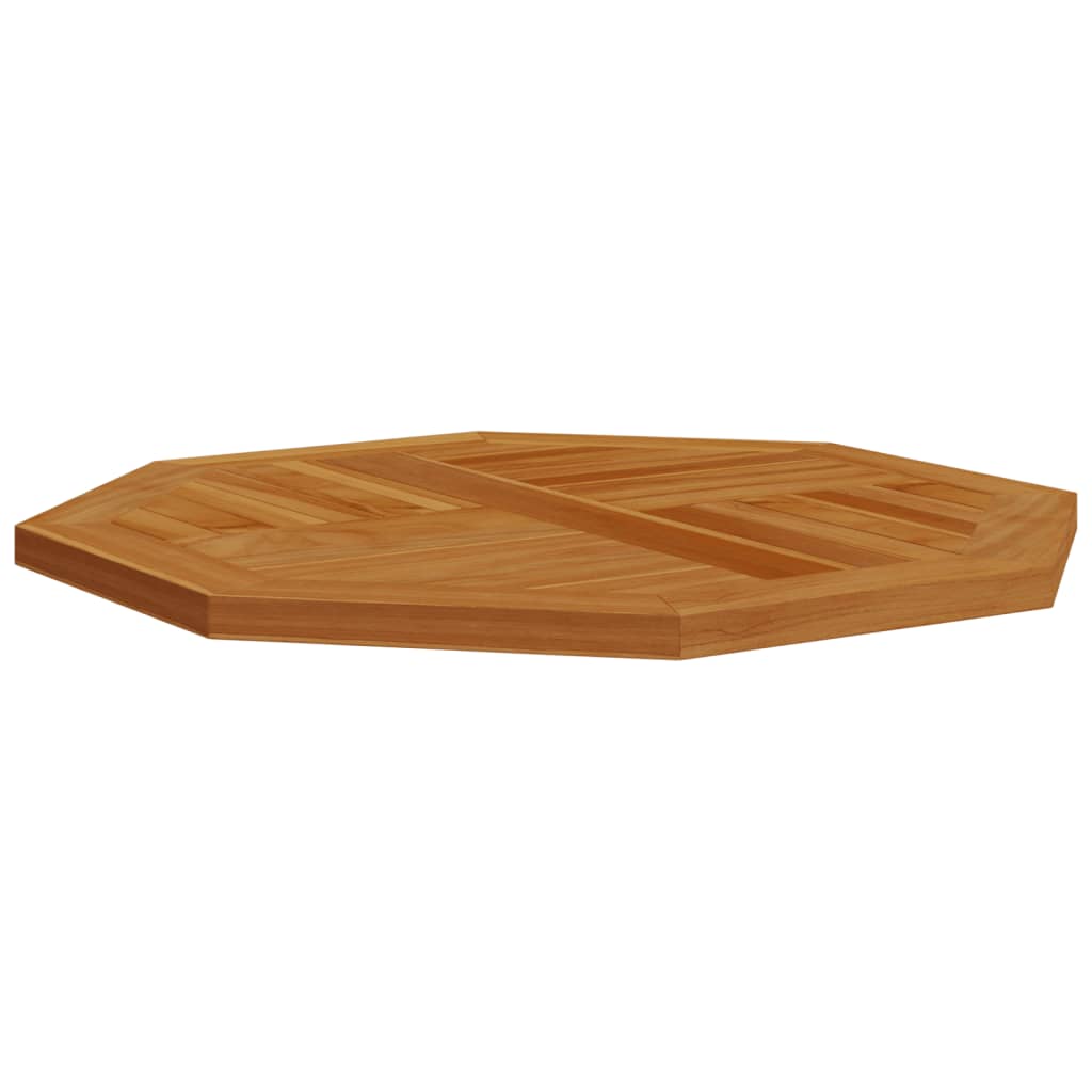 Tafelblad achthoekig 60x60x2,5 cm massief teakhout is nu te koop bij PeponiXL, paradijselijk wonen!