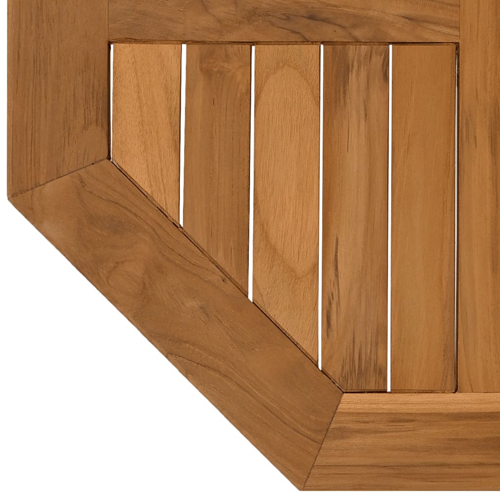 Tafelblad achthoekig 60x60x2,5 cm massief teakhout is nu te koop bij PeponiXL, paradijselijk wonen!