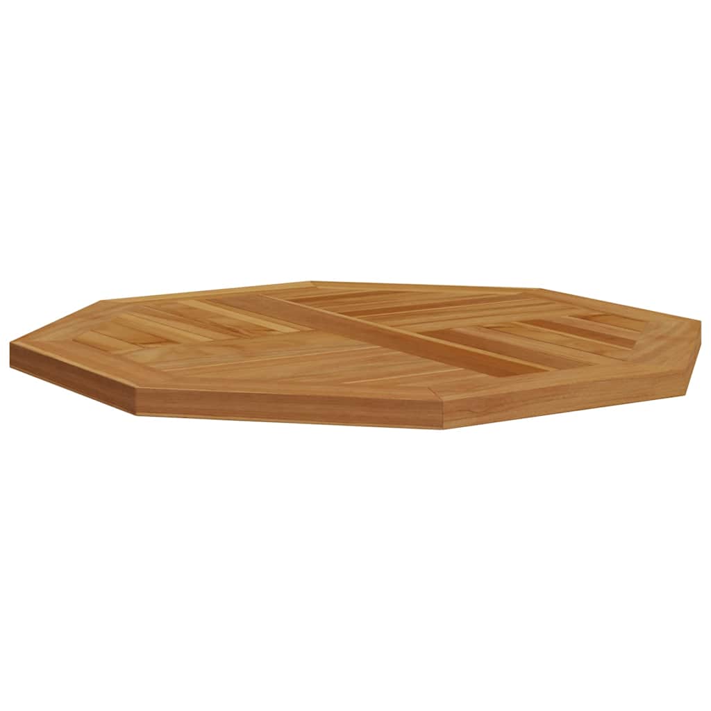 Tafelblad achthoekig 70x70x2,5 cm massief teakhout is nu te koop bij PeponiXL, paradijselijk wonen!