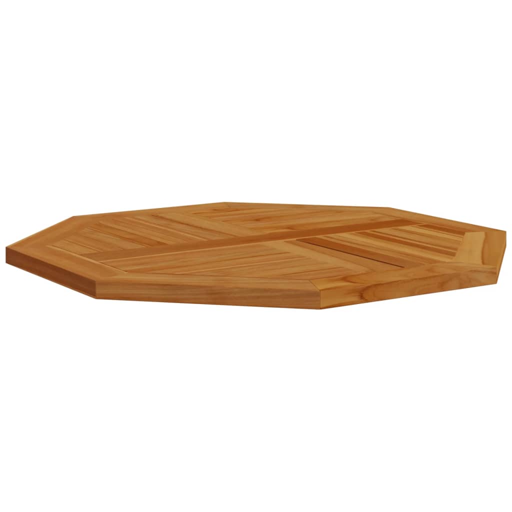 Tafelblad achthoekig 80x80x2,5 cm massief teakhout is nu te koop bij PeponiXL, paradijselijk wonen!