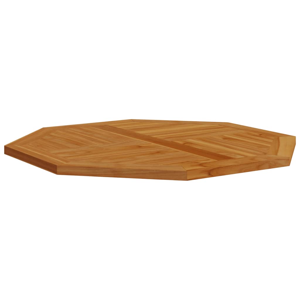 Tafelblad achthoekig 90x90x2,5 cm massief teakhout is nu te koop bij PeponiXL, paradijselijk wonen!