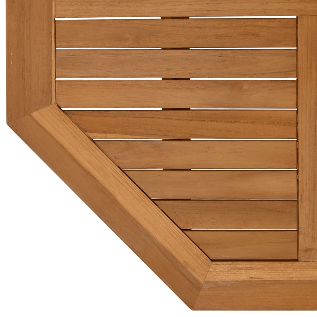 Tafelblad achthoekig 90x90x2,5 cm massief teakhout is nu te koop bij PeponiXL, paradijselijk wonen!