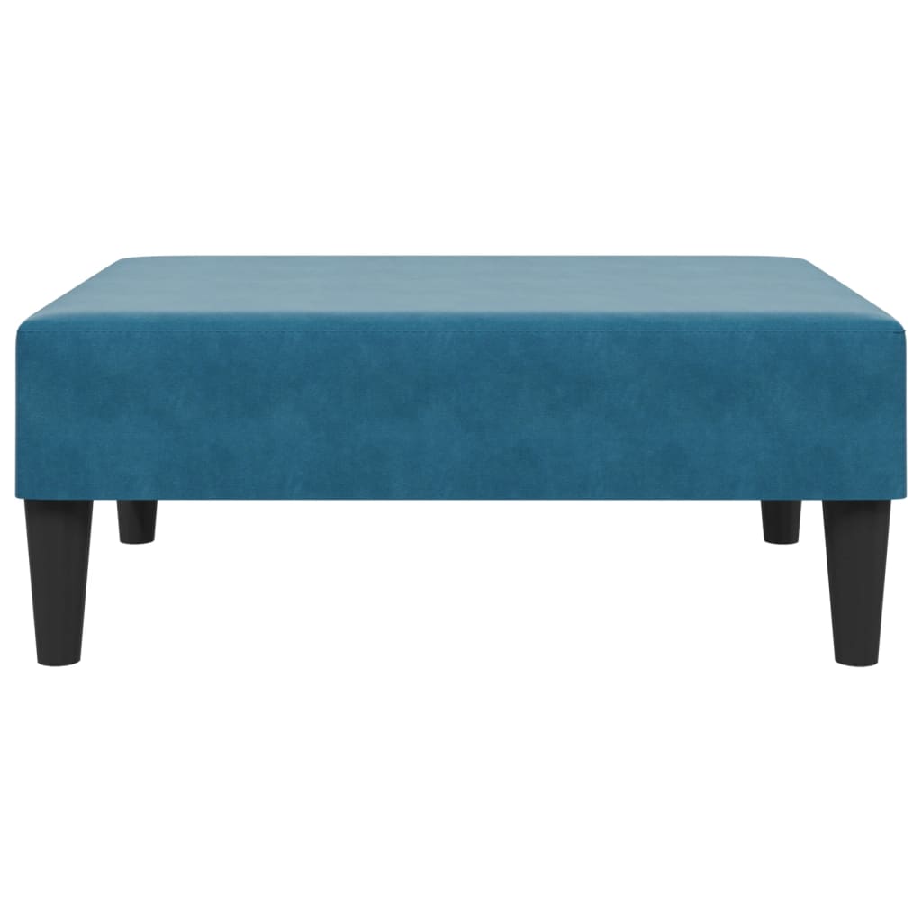 2-delige Loungeset fluweel blauw is nu te koop bij PeponiXL, paradijselijk wonen!