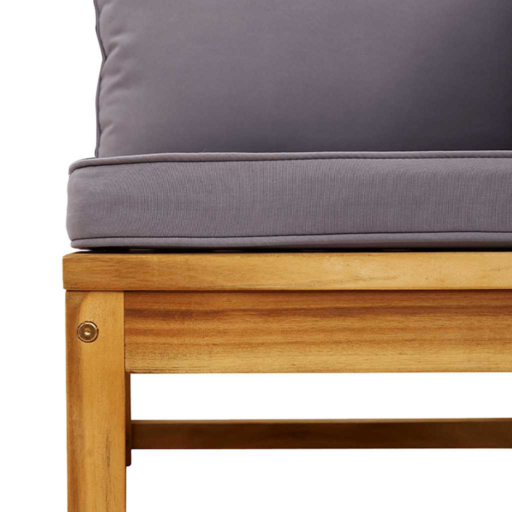 6-delige Loungeset met kussens massief acaciahout is nu te koop bij PeponiXL, paradijselijk wonen!