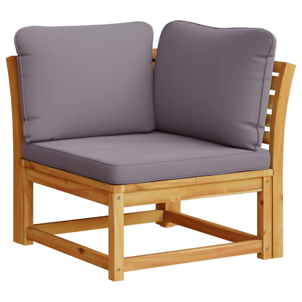 7-delige Loungeset met kussens massief acaciahout is nu te koop bij PeponiXL, paradijselijk wonen!