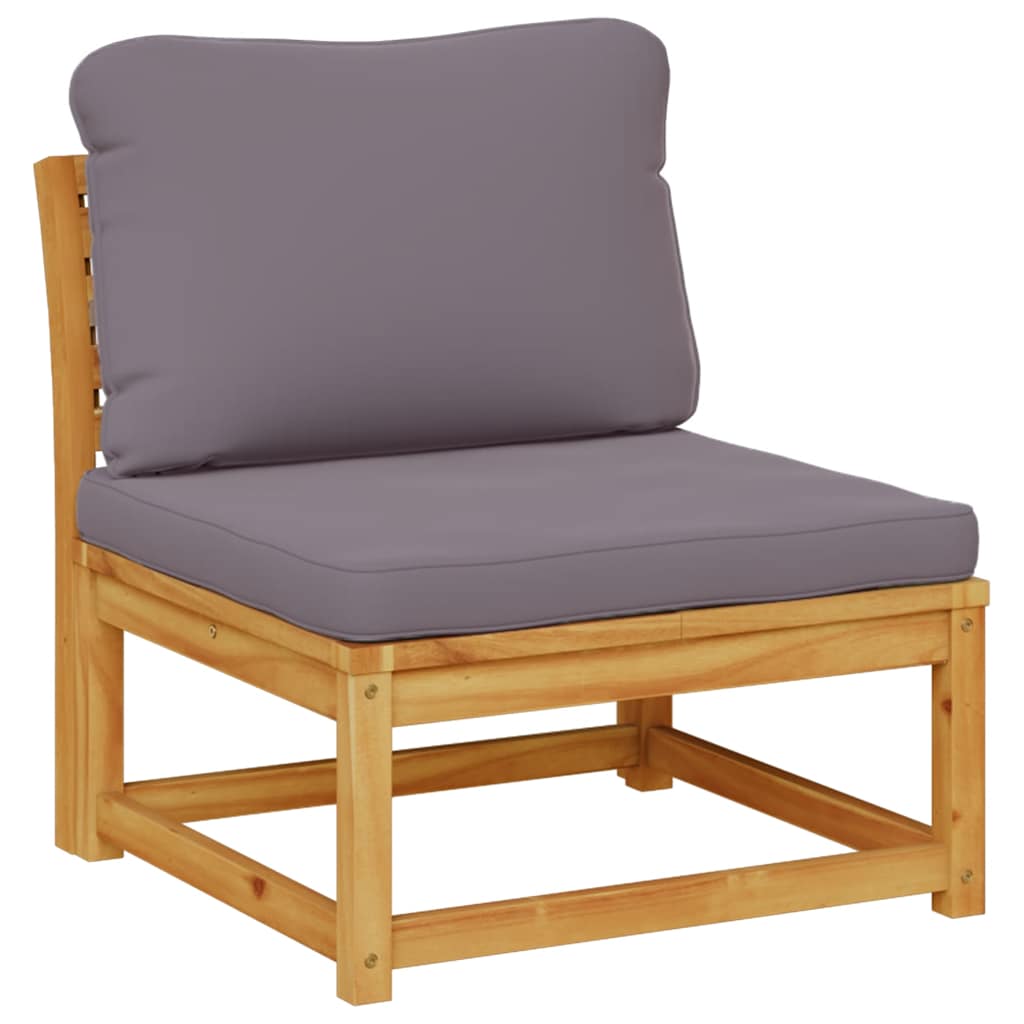 7-delige Loungeset met kussens massief acaciahout is nu te koop bij PeponiXL, paradijselijk wonen!