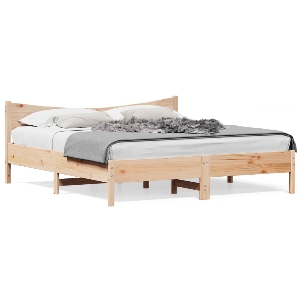 Bedframe zonder matras massief grenenhout 180x200 cm is nu te koop bij PeponiXL, paradijselijk wonen!