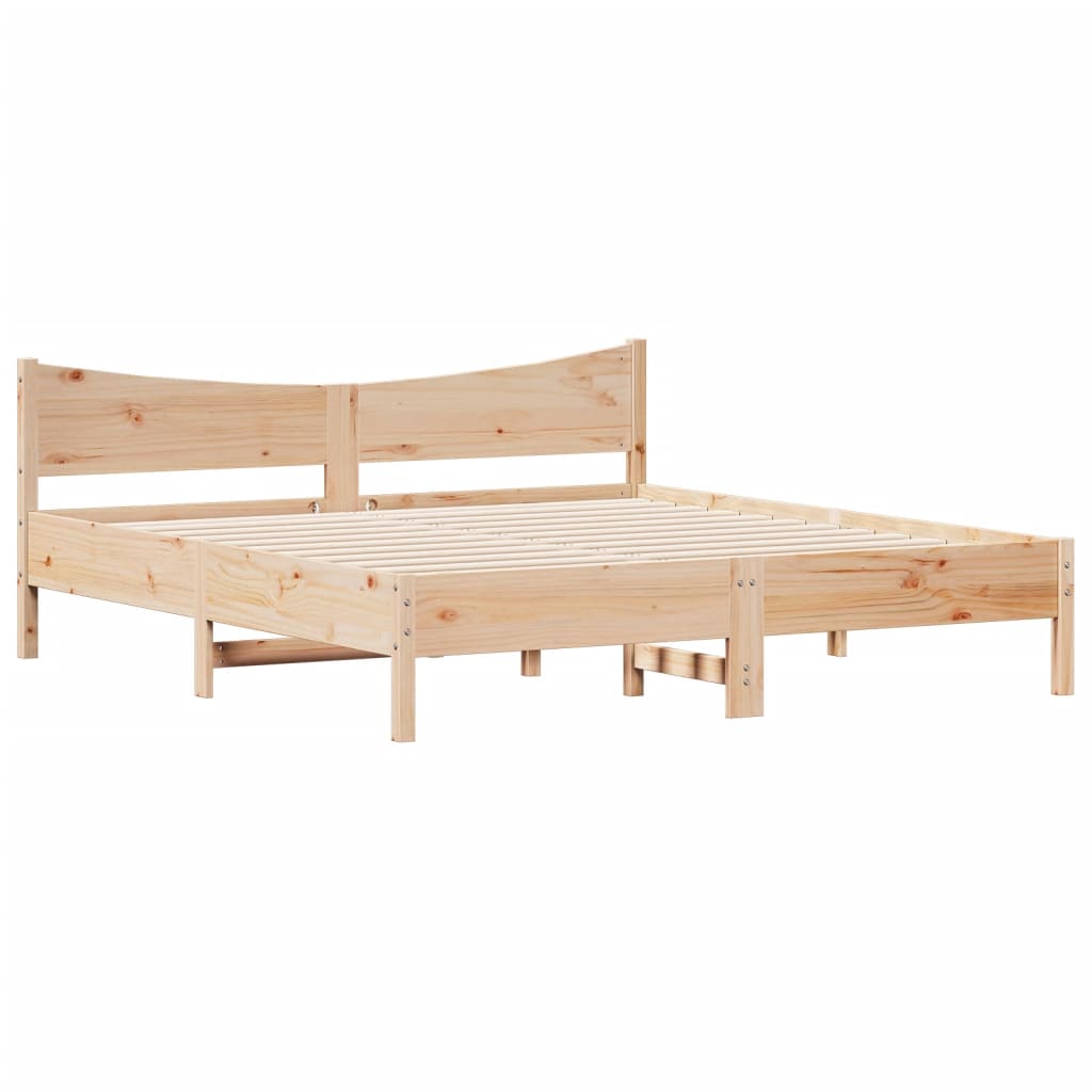 Bedframe zonder matras massief grenenhout 180x200 cm is nu te koop bij PeponiXL, paradijselijk wonen!