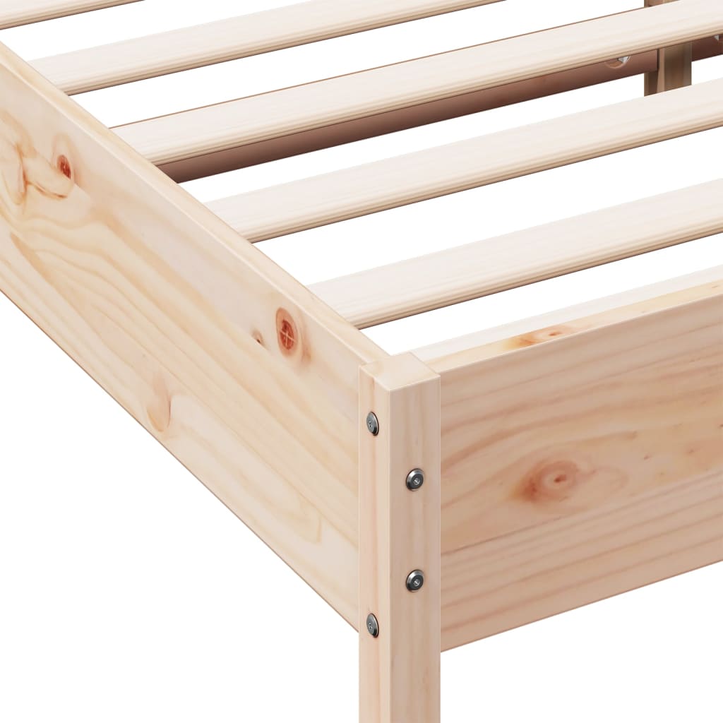 Bedframe zonder matras massief grenenhout 180x200 cm is nu te koop bij PeponiXL, paradijselijk wonen!