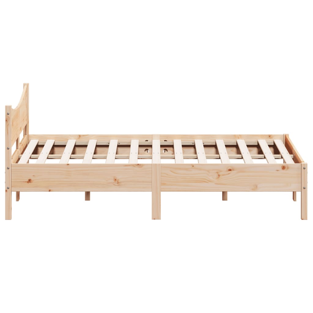 Bedframe zonder matras massief grenenhout 150x200 cm is nu te koop bij PeponiXL, paradijselijk wonen!