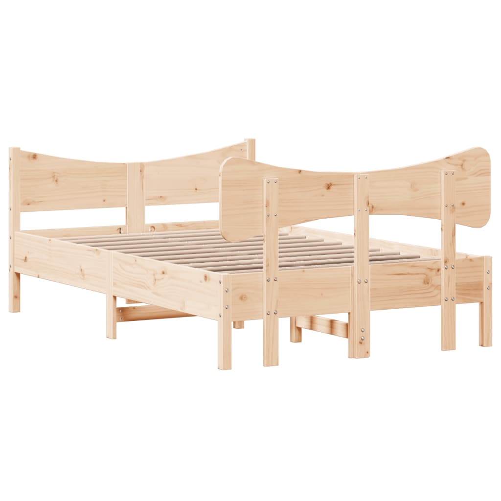 Bedframe zonder matras massief grenenhout 120x200 cm is nu te koop bij PeponiXL, paradijselijk wonen!