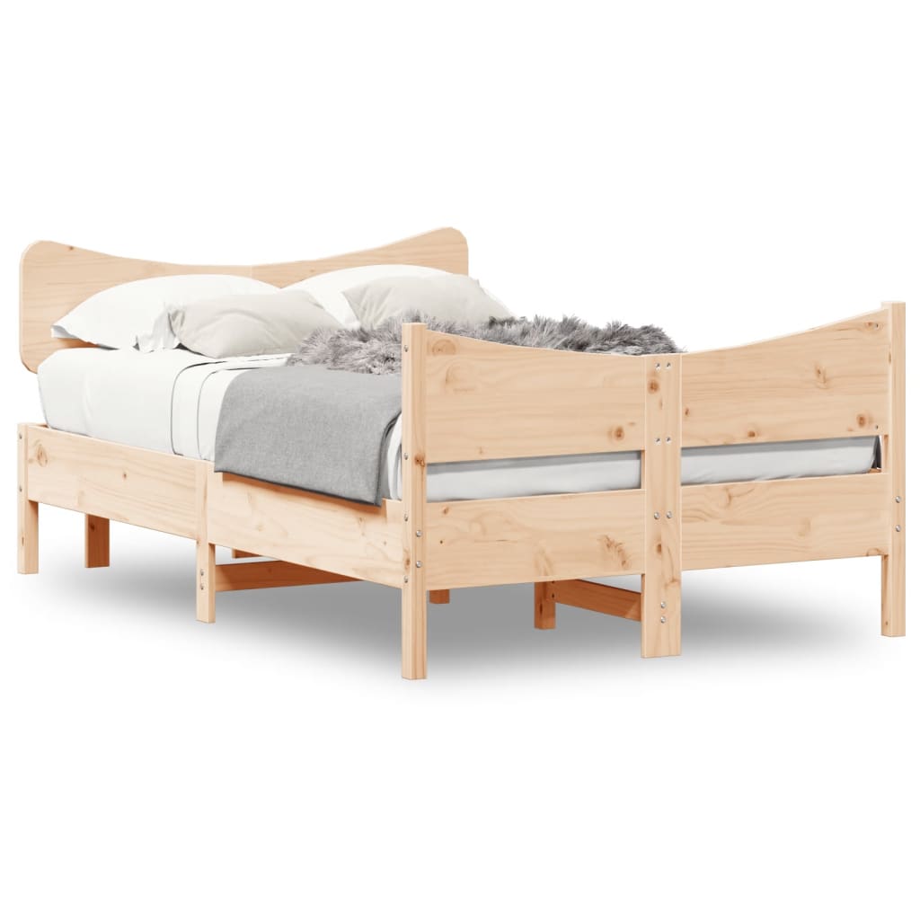 Bedframe zonder matras massief grenenhout 120x200 cm is nu te koop bij PeponiXL, paradijselijk wonen!