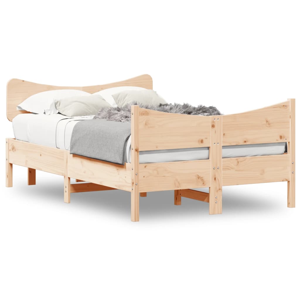 Bedframe zonder matras massief grenenhout 120x190 cm is nu te koop bij PeponiXL, paradijselijk wonen!