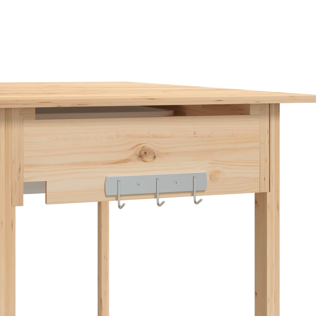 Oppottafel met spoelbak 147,5x44x139,5 cm massief vurenhout is nu te koop bij PeponiXL, paradijselijk wonen!