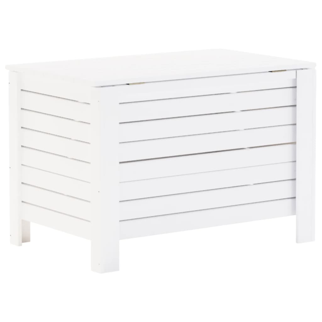 Opbergbox met deksel RANA 100x49x54 cm massief grenenhout wit is nu te koop bij PeponiXL, paradijselijk wonen!