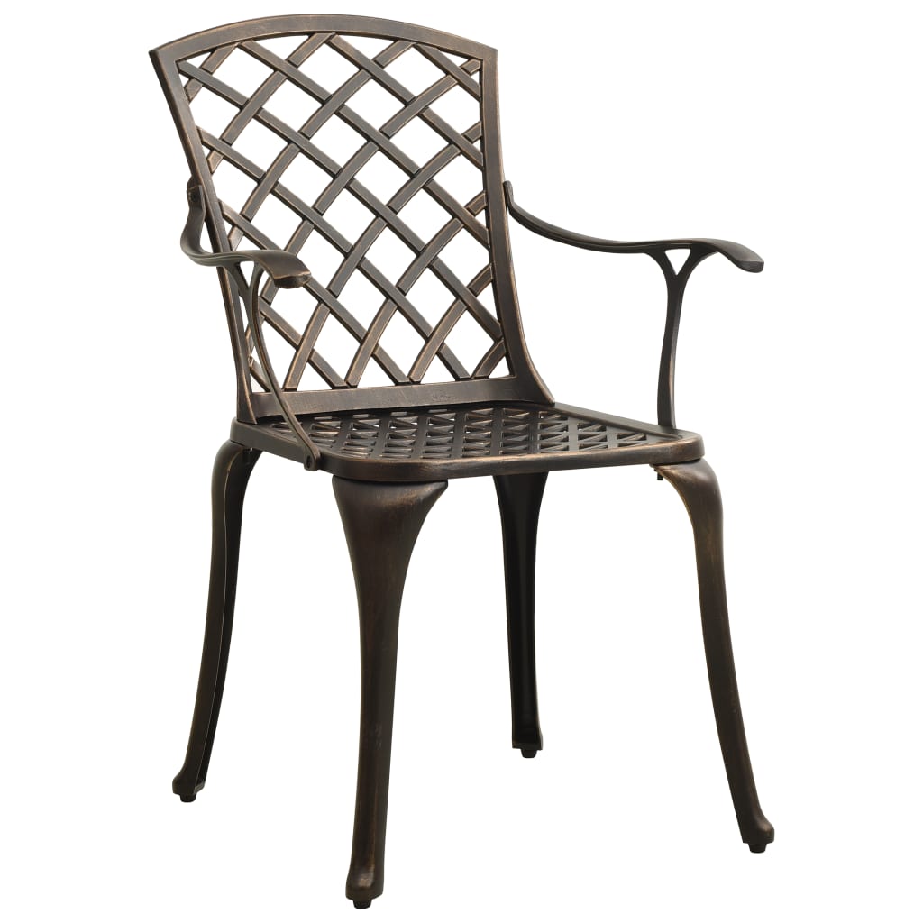 5-delige Tuinset gegoten aluminium bronskleurig is nu te koop bij PeponiXL, paradijselijk wonen!