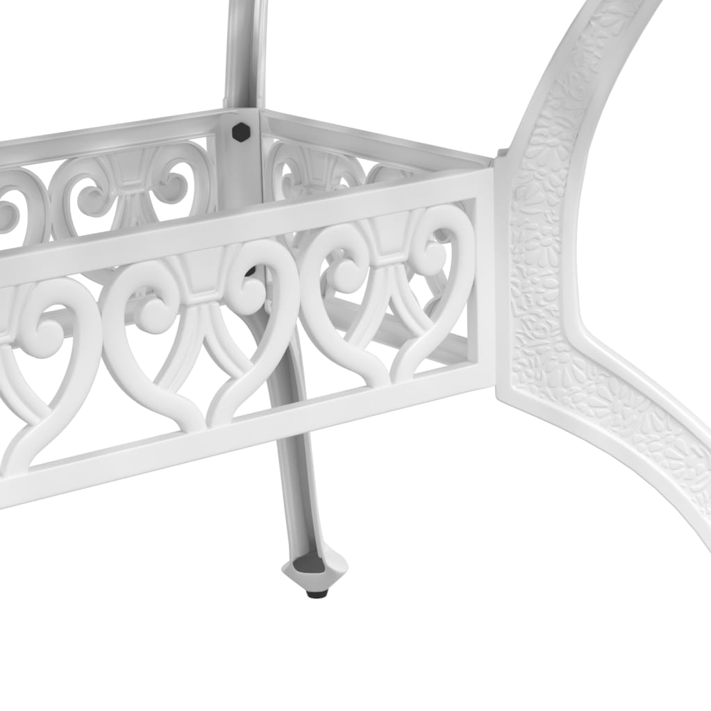 5-delige Tuinset gietaluminium wit is nu te koop bij PeponiXL, paradijselijk wonen!