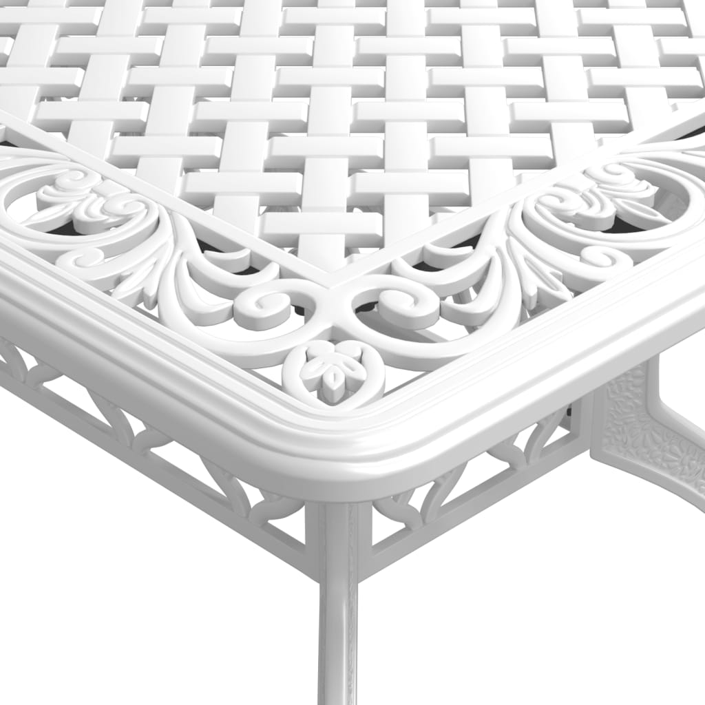 5-delige Tuinset gietaluminium wit is nu te koop bij PeponiXL, paradijselijk wonen!